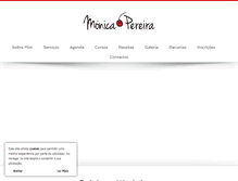 Tablet Screenshot of monicapereira.com.pt